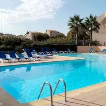 公寓 Cap D'agde Mediterranee 4 Pers Piscine Rdc Parking Gratuit
